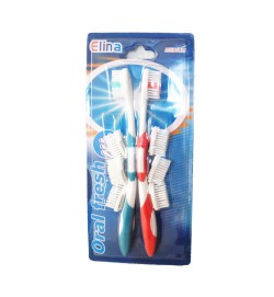 Bàn chải người lớn Thay đầu Elina Oral Fresh - Medium