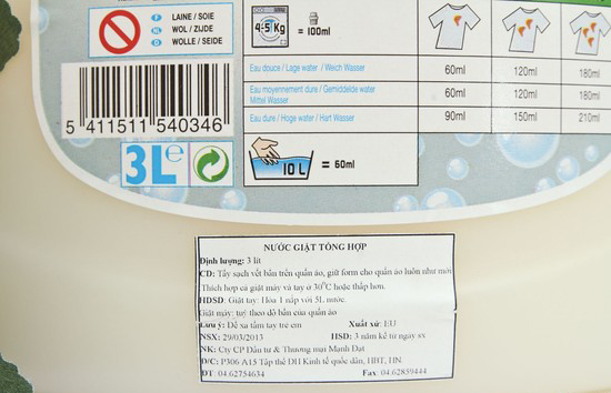 Nước giặt Lessive - 4