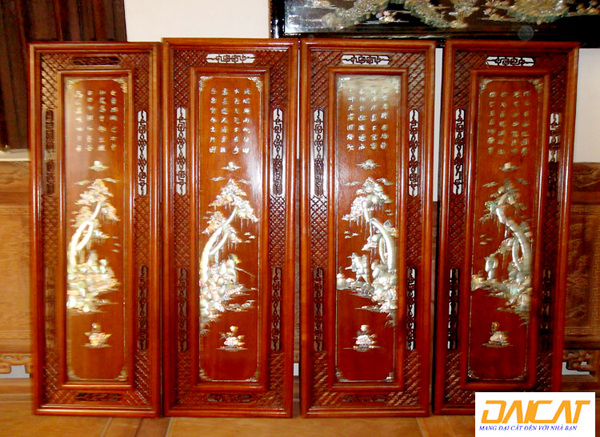 Bình phong khảm trai