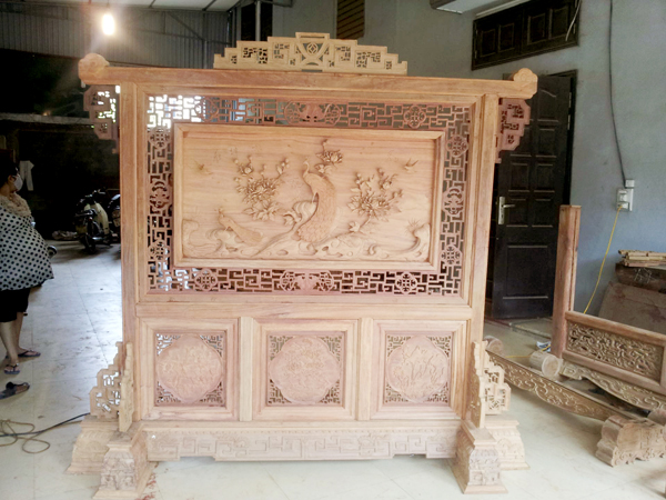 Bình phong gỗ Đồng Kỵ