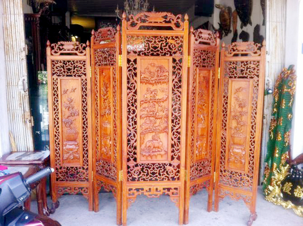 Bình phong gỗ Đồng Kỵ