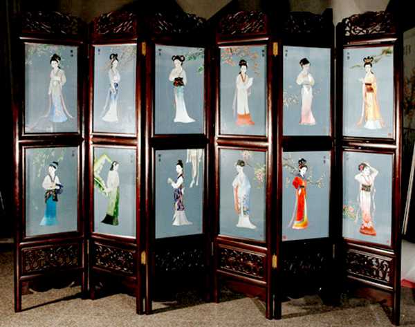 Bình phong sơn mài