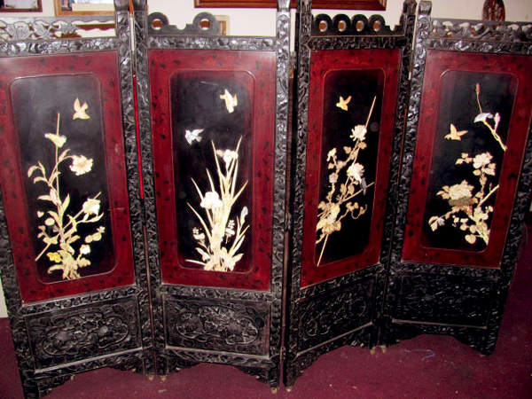Bình phong sơn mài